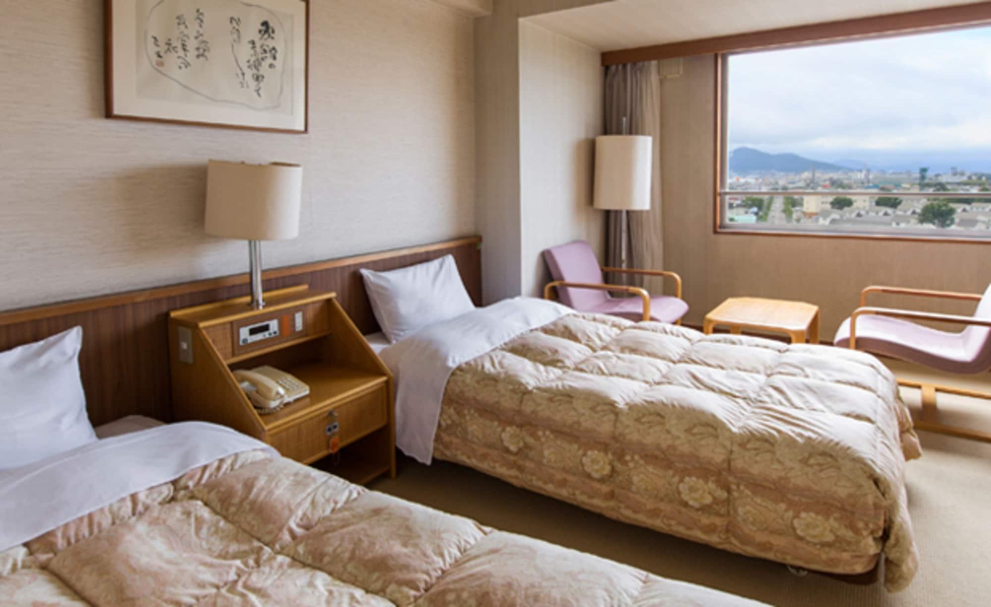 Takuboku Tei Hotel Hakodate Bagian luar foto